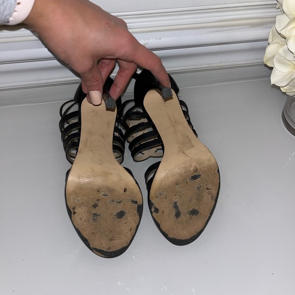 Nine West Black Stilettos - Picture 6 of 7